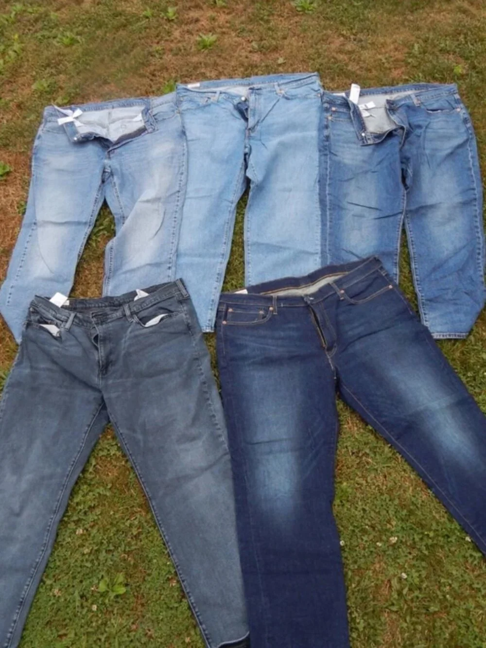 Levis Levi's 541 Mens Blue Jeans Lot of 5 Pairs 38X30 38/30 Jeans **************